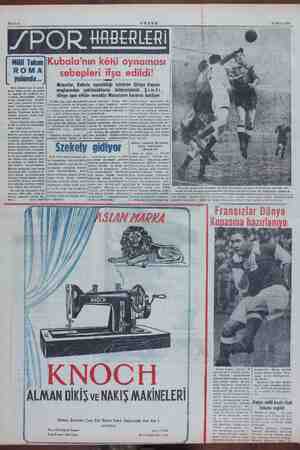    AKŞAM 16 Mart 1954 nın kötü oynaması sebepleri ifşa edildi! Macarlar, Kubala geneli kl Dünya Kanas ekleri erdi m ndan...