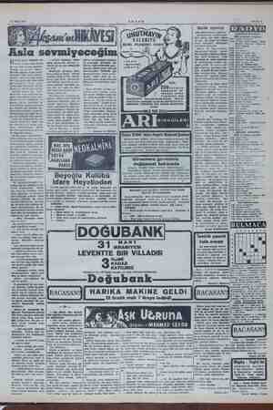    21 Mart 1954 AKŞAM —— —— tweMİK AVES | Çotur V DAMA iHTiYACINIZ VARDIR ö ç Sahife 7 Günün röportajı e Eee Öğle ve programı