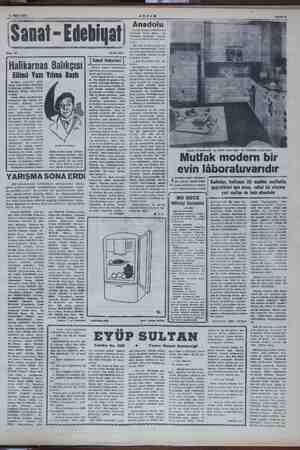    21 Mart 1954 mekan il | 8 p * Bayı: 29 22.11.1954 Halikarnas Balıkçısı | - Ellinci Yazı Yılına Bastı iz ellinci yazı yıhnı