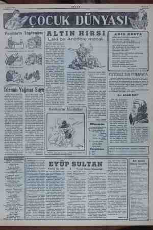    17 Nisan 1954 — Bayanlar, baylar... . — Korunmak için. Korkunç bir silâh olan... Tılsımlı Yağmur ez Evvel zaman içinde Çin