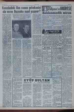  20 Nisan 1954 Kanadadaki Rus casus şebekesini (£ AKŞAM ele veren Guzenko nasıl yaşıyor ? ttawa'daki Sovyet Büyük- elçiliği o