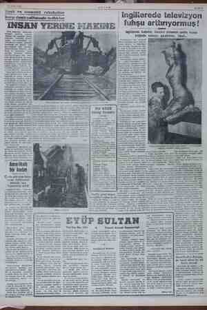    20 Nisan 1954 Uçak ve otomobil rekabetine karşı demiryollarında tedbirler INSAN YERİNE MAKİ el u - ğ adi İs işini...