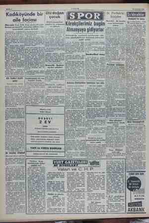  “Sahife 2 14 'Temmuz 1954 r ölüdoğan İD. Partideki Kadıköyünde bi France'ın başarısıbzlığı Fransa- N v çocuk hizipler ei aile