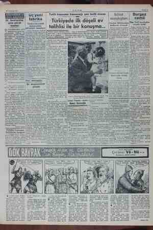  24 Temmuz 1954 AKŞAM üç yeni Talih kuşunun konacağı yer belli olmaz fabrika Türkiye'de ecnebi ill rna rkiyede ilk döşeli ev