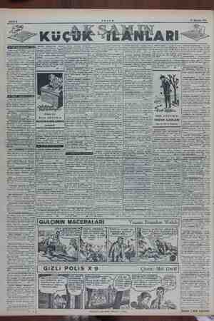    AKŞAM 21 Ağustos 1954 ME İMAN 7) Kolayı var: Hemen AKŞAM'ın Fakata AKŞAM'ın KUÇUK iLANLARI ona iyi bir iş bulacak müracaat!