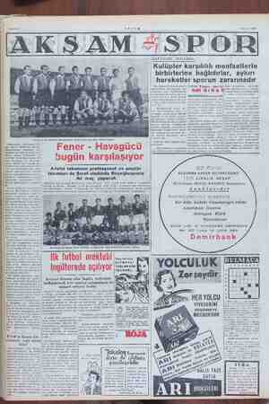    miz l pe maçlarda ac Sahife 8 12 Eylüi 1954 Sugün Şeref stadında Beyoğluspor'a karşı oynıyacak olan Adalet takımı...