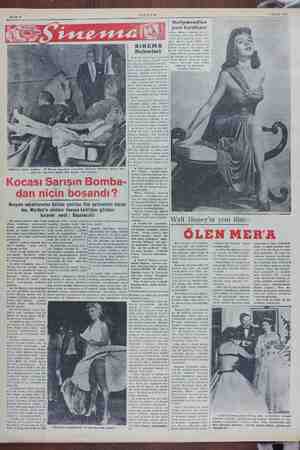  ML ML MM > 2 Kasım 1954 Sahife 6 in z Ho'iywood'un ça İ | yeni kıraliçesi ailesinin beş ç0- Elain şöhret tistlerden biridir