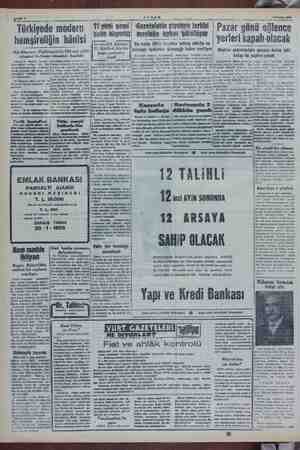  Şahite 2 AKŞAM m A)" İN 7 4 Kasım 1954 Türkiyede modern hemşireliğin bânisi 11 yeni gemi satin alıyoruz Gazetelerin piyahro