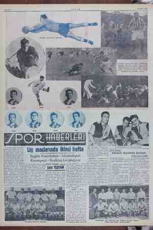    AKŞAM 6 Kasım 1954 Sahife 8 defa oynanan Fenerbahçe m or. Or- 9 taki SA i ti i ii N m hattındaki — elemanların...