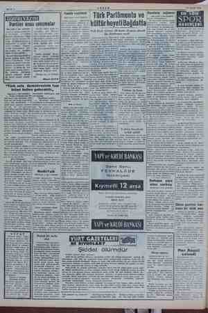    İğ ——>—>——ğ.— yy” Sahife 2 Gazete kapatmak AKŞAM Türk Parlâmento ve Havaların Day 25 Kasım 1954 (Baş tarafı 1 inel s: VA!