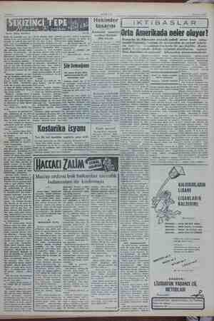    © Sahife 4 Yazan: Münip KOÇOĞLU Hekimler tasarısı Asistanlık mayi 23 Ocak 1955 | iKTİBASLAR Orta Amerikada neler oluyor? a