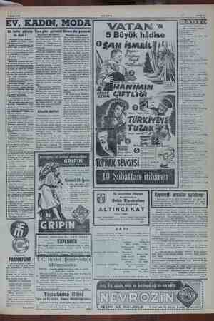    1 Şubat 1955 EV, KADIN, MODA Bu hafta yıldızlar ne diyor ? (Baştarafı 6 ncı sahifede) 3i MART — 20 NİSAN ARASI DOĞMUŞ...