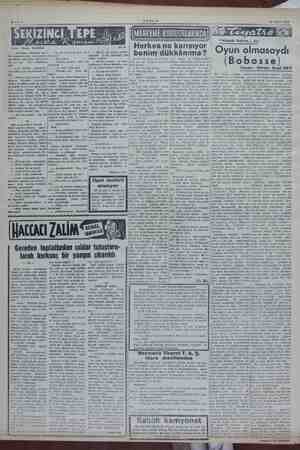    Sahife 4 le siz sorun, ne ben Ssöy- isteme- — «Hayır onu demek İsi AKŞAM Hiüikaj emi benim dükkânıma E “ Küçük Sahne,, de: