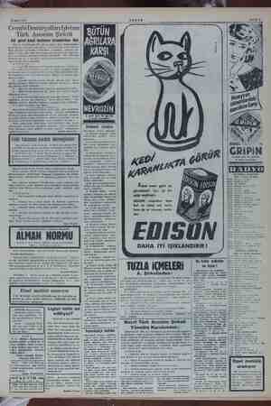    8 Mart 1955 Cenubi Demiryolları Işletme Türk Anonim Şirketi > gesi kurul toplantısı hissedarlara ilân t Kanununun 361 inci