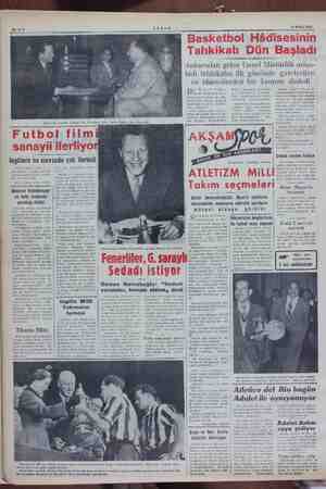    Sahife 8 AKŞAM 11 Mayıs 1955 Ankaradan gelen Genel Müdürlük müşa- hidi tahkikatın ilk gününde gazetecileri ve idarecilerden