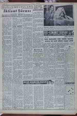      13 Mayıs 1955 (GUNUN MEVZULARI Iktisat Şürası AKŞAM Demiryolu işçileri için yeniücretsistemi Ücrette adaleti temin için