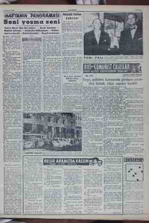    21 Haziran 1958 Seni yosma seni Terry Moor'dan bir haber — ibret levhası — Kahve telvesi — Iktisatta Gökayizm — Kabzı- mal