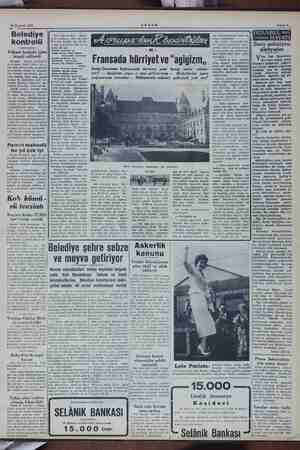    29 Haziran 1955 — Belediye kontrolü v hududu içine mil edilmeli İktisat LE iii an teşkil edilen İki e kıp tatil günleri pi