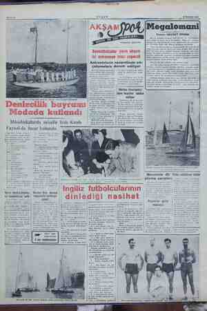    Sahife 8 8 Temmuz 1958 Müsabakalarda misafir Irak Kıralı ya da hazır bulundu Dün Itibare Moda di ki yapıl meki İİEe cilik