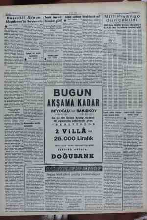    Gahife 2 AKŞAM 16 Ağustos 1955 z . . p . Başvekil Adnan | Irak kıralı Gülek serbest Mitel mı? Milli Piyango we e DE |kınma