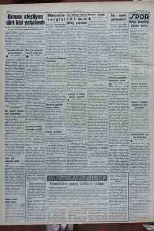      Sahife 2 AKŞAM 1) AğüSEE 1935 Ormanı ateşliyen Son hâdiseler üzerine Muamele | Kasım Gülek | Rus - Japon IÇ. M. P. dü bi