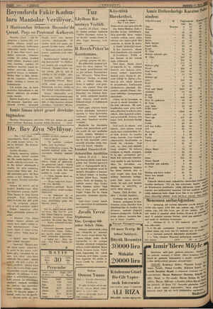      n y l ğ. Baıdı rd Fakir Kadın-| Tuz lara Mantolar Veriliyor..Lâyihası Ka- 1 Hazirandan Itibaren Bayındır'da Çarşaf, Peçe