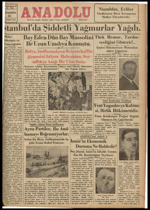 Anadolu Gazetesi 26 Haziran 1935 kapağı