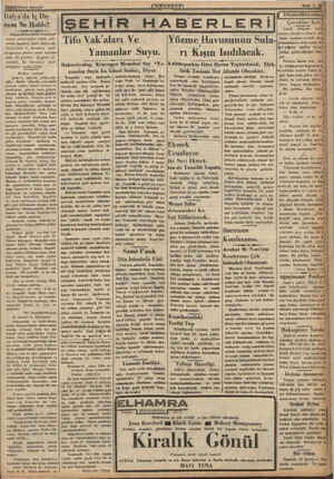    WİBirinci kânun20 Italya'da Iç Du- rum Ne Halde? —.. .—— İtalya-Habes harbı arsıulusal siyasa hakımından tetkik edil- mekla