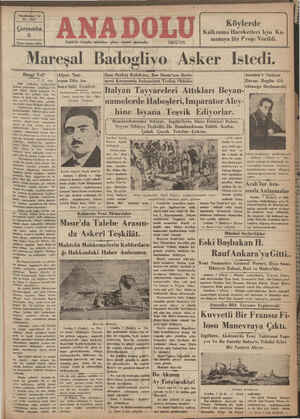 Anadolu Gazetesi 8 Ocak 1936 kapağı