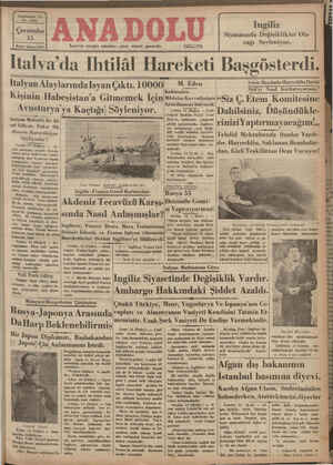 Anadolu Gazetesi 15 Ocak 1936 kapağı