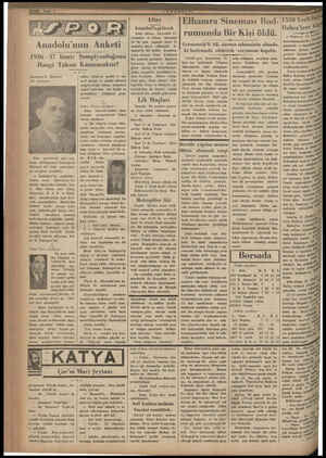  Anadolu'nun Anketi 1936 -37 Izmir Şampiyonluğunu Hangi Takım İzmirspor'lu Mehmed Ali söylüyor Bazı gazetelerde #spor yazı...