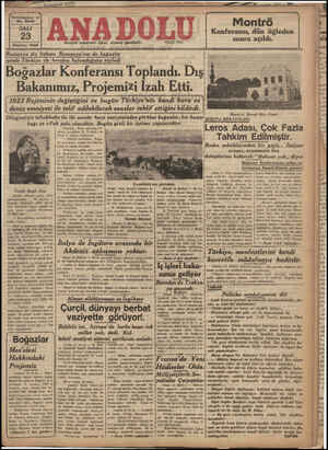  ermıboşmcl yıl No. 6645 SALI Nızlraıı 1936 Hergün sabahları çıkar, siyasal gazetedir. Romanya dış bakanı Romanya'nın da...