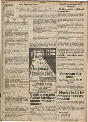  Te R ) N.”yorkta grev kçe umumileşiyor.. 'York, 11 (Radyo) — h. Vaziyeti mütemadiyen get kesbetmektedir. Dün mrm amele grev 