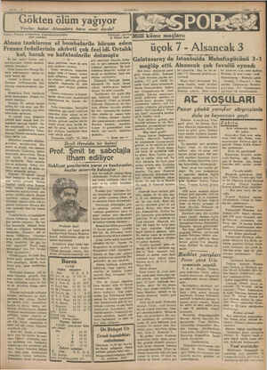        Sahife —7 aa lillinr aa Gökten ölüm yağıyor Verdun kalesi Almanlara karşı nasıl durdu? Yazan: Fransız erkânıharp...