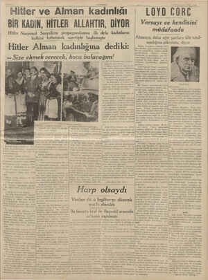    Hitler ve Alman kadınlığı BİR KADIN, HİTLER ALLAHTIR, DİYOR Hitler Nasyonal Sosğalîzm propaga;ıdasına ilk defa kadınların