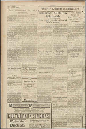  FIKRA: “Garb,,1 kazanamamak.... ve “Türk,ü g gaybetmek!.. Uzun zamandanberi ğim bir. eaki mektep — arkadaşırm bulmuştum....