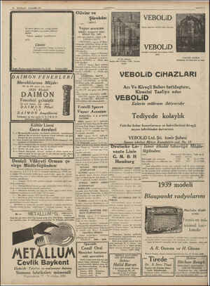  16 — İkinciteşrin Çarşamla 936 İşi temiz glarak söz verdiği gönde yapan bir gtelye arıyanların hatırına derhal Fehmi makine