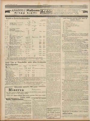  13 Birinci kânun SALI 1938 (ANADOLU) Emlâk ve Eytam bankasından: Esas No, Yeri No. su Taj Ç. 12 — Karşıyaka Alaybey Günaydın