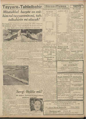    15 Birincikânun 1938 Perşembe — — A ıımoı.u) -Tayyare-Tahtelbahir | Müstakbel harpte en mü- himrol tayyarenin mi, tah-...