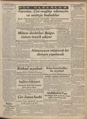    6 TEMMUZ 1939 Perşembe DIŞ POLİTİKA | y Sulhun tehlike B noktası — Südet mıntakasının ilhakı arifesin deki siyast atmosfer