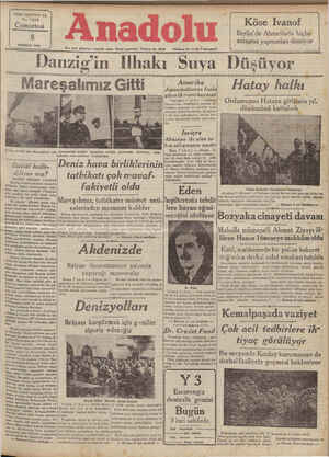    YİRMİ SEKİZİNCİ “LN No: 7879 Cumartesi Ha CO es 8 TEMMUZ 1939 A Her gün sabahları Izmirde çıkar Siyasi gazetedir. Telefon