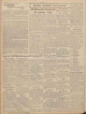    F, T .çl '_"'* | (SAYİFE 2 ) - FIKRA Hâdiseler ve san'atkâr Bahri Savei Sanatkâr hiç bir zaman takvim yılları ile yaşamaz.