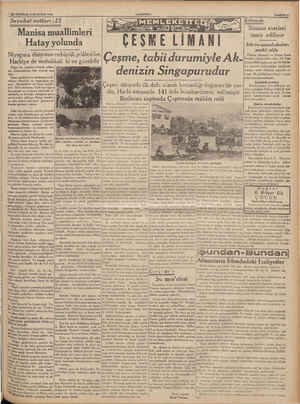    388 TYEMMUZ CUMARTESİ 1939 Seyahat notları :13 Manisa muallimleri - Hatay yolunda Nîyagara dünyanın enbüyük şelâlesi ise,