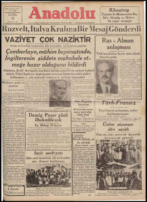  Yirmi Dokazuncu Yıl No: 7921 CUMA 25 AĞUSTOS 1929 Her gen-sabahlari İzmirde çıkar Siyast ıııekdır 'Telefon No, z'nc p İNEıhıu