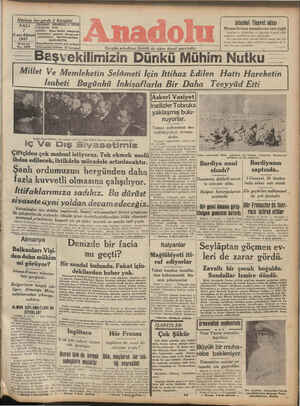 Anadolu Gazetesi January 7, 1941 kapağı