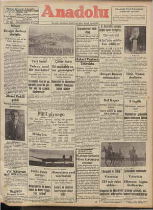 Anadolu Gazetesi January 8, 1941 kapağı