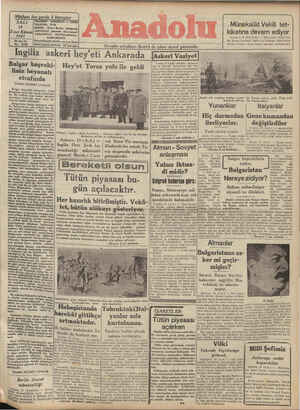 Anadolu Gazetesi January 14, 1941 kapağı