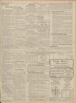  » BAHİFE T 3) 24 İkinci kânun 1941 CUMA Hikâye | (ANADOLU, Almanva |Maltahlar, zaferden emin| Rami tümen satın alma komisyonu