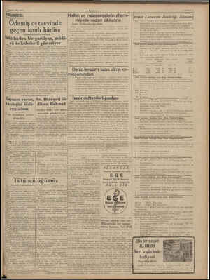  4 Şubat 1941 SALI Ödeıiıiş cezaevinde geçen kanlı hâdise şhhitlerden bir gardiyan, müdü- rü de kabahatli gösteriyor le...