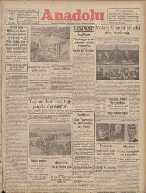 Anadolu Gazetesi February 11, 1941 kapağı